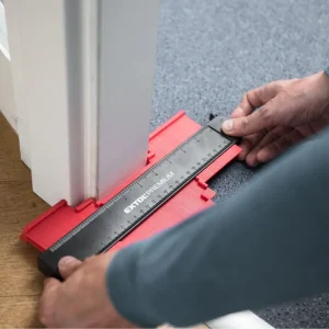 Oblíbený u zákazníků - Šablona kopírovací na profily, se zámkem, magnetická, šíře 250 mm, EXTOL PREMIUM