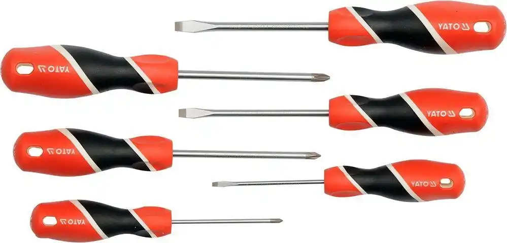 Sada šroubováků 6ks, - 3-6mm, + PH0-PH2 - Už jen pár kusů