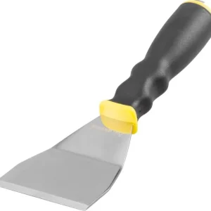 Strend Pro Premium 9702A špachtle ohýbaná 76, nerezová ocel, rukojeť TPR - Profesionální kvalita