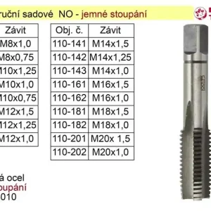 Rychlé dodání | Závitníky ruční sadové M14x1,25 NO jemný závit