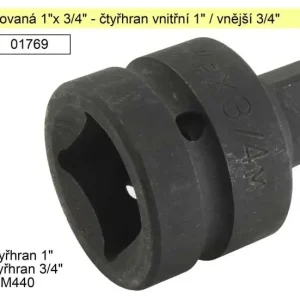 Redukce kovaná 1"x 3/4" - čtyřhran vnitřní 1" / vnější 3/4" - Oblíbený u zákazníků