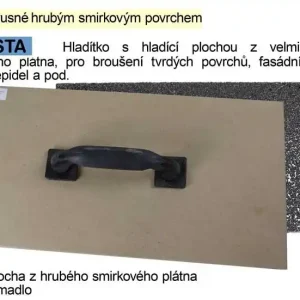FESTA Hladítko brusné 270x130mm s hrubým smirkovým povrchem P16 - Špičkový produkt