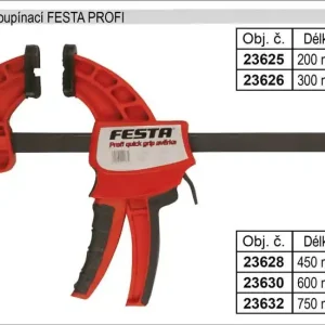 Svěrka rychloupínací FESTA PROFI 200mm | Objednejte nyní