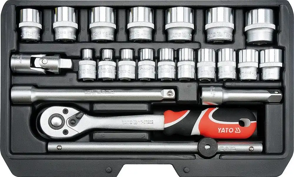 YATO Gola sada 3/8" 22 ks YT-38561 - Cena od výrobce