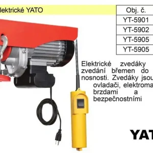 Omezené zásoby | Zvedák elektrický nosnost 250 kg