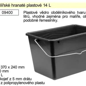 Ušetřete - Vědro malířské hranaté plastové 14L Vorel 09400 (254359)