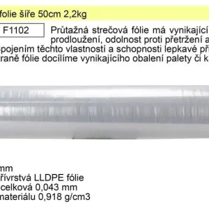 Do vyprodání zásob | Strečová folie šíře 50cm 2,2kg