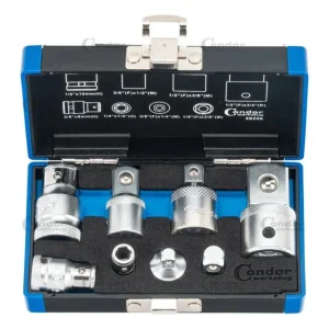 Condor Xcess Performance 38206, redukce na gola ořechy 1/4"-3/4" adaptéry, sada 8ks - Tovární cena