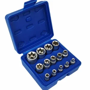 SILVER Nástrčné hlavice torx sada 14 kusů vnitřní E8-E24 | Kvalitní produkt