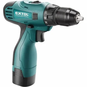 Akumulátorový šroubovák Extol Industrial 2x Li On 16,6V / 2 rychlostní rychlonabíjení | Cenový hit
